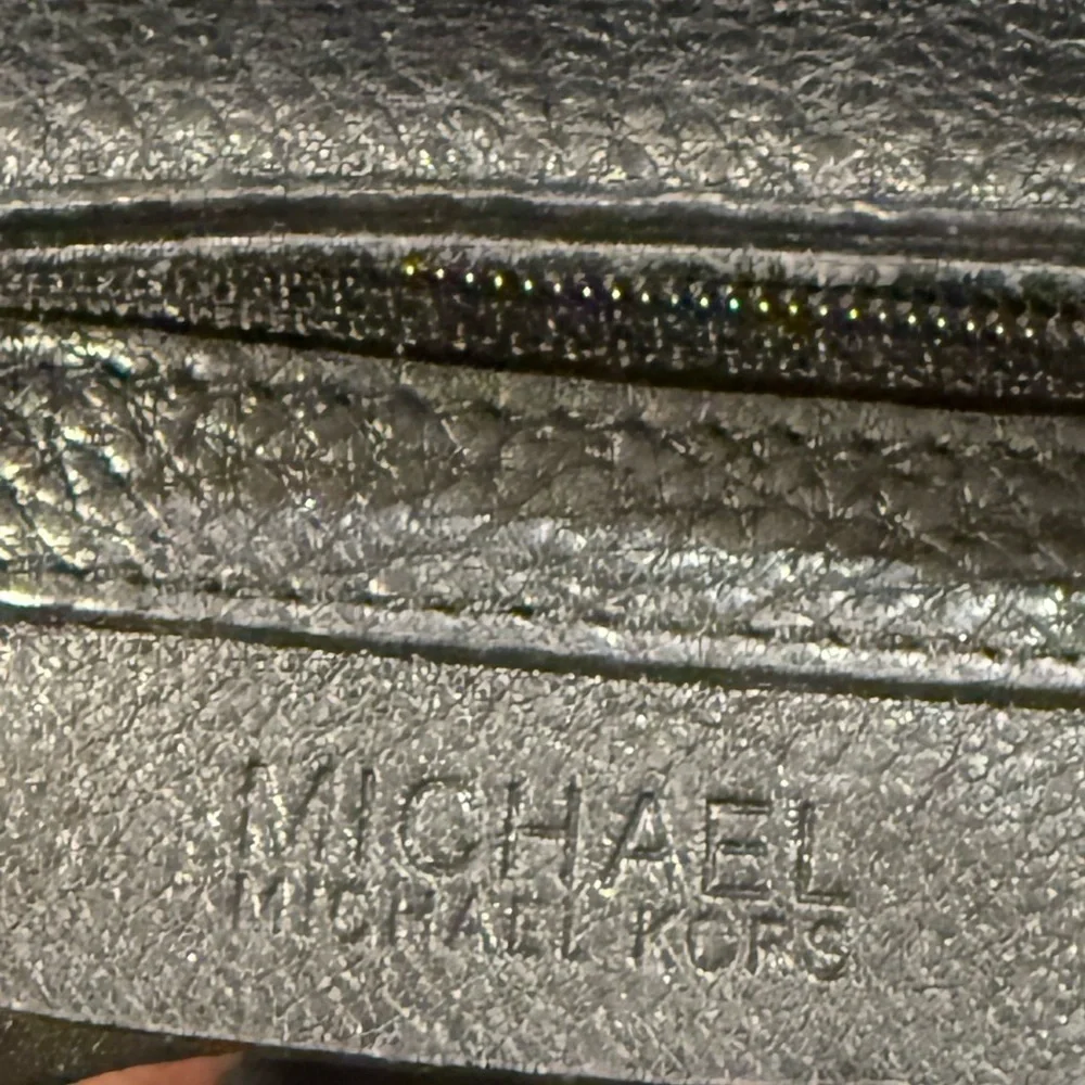 Michael Kors Brooklyn Black Gold Grommet Saddlebag Crossbody Purse Small